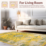 Elegant Ivory Geometric(Yellow)