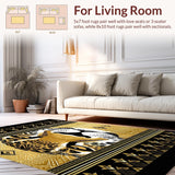 Inspiring Leopard Tiger Lion Be Strong Wild Animal Area(Gold)