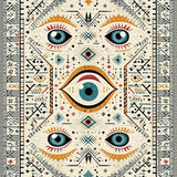 Artistic Neutral Tones with Tassels(Beige)