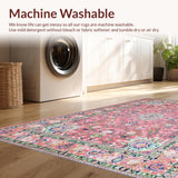 Whimsical Pink Green Tiled Design(Pink)