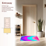 Charming Rainbow Abstract(Pink)