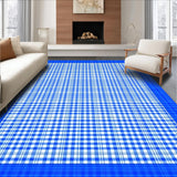 Vibrant Seasonal Checkerboard Look(Blue)