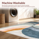 Contemporary Double Rainbow Motif(Gray)