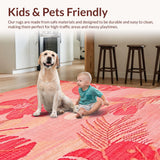 Coastal Coral Geometric Harmony(Red)