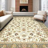 Ultra Soft Area Rug, Non Slip, Stain Resistant, Washable Area Rugs for Living Room, Bedroom, Elegant Soft Earthy Palette(Beige)