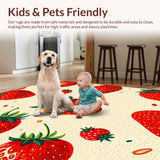 Charming Nature Themed Bath Accents(Red)