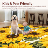 Rustic Whimsical Sunflower Motif(Yellow)