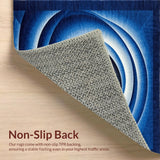 Striking Modern Circular Design(Blue)