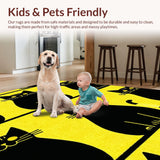 Eclectic Cat Centric Decorative(Yellow)