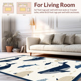 Distinctive Contemporary Whale Artwork(Beige)