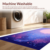 Ultra Soft Area Rug, Non Slip, Stain Resistant, Washable Area Rugs for Living Room, Bedroom, Soft Cozy Shaggy Fantasy Vibes(Purple)