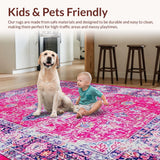 Chic Distressed Ogee Aesthetic(Pink)