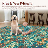 Vibrant Geometric Composition(Blue)