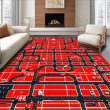 Engaging Toy Vehicle Route(Red)