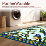 Lively Ornate Bird and Branch Ensemble(Blue)