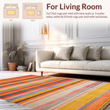 Chic Minimalist Rainbow Design(Orange)