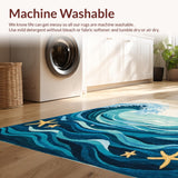 Minimalist Coastal Artistry Approach(Blue)