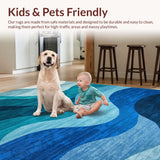 Luxurious Plush Shaggy Appeal(Blue)