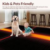 Lively Multicolor Geometric Form(Black)