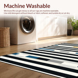 Contemporary Bold Lettering Round Mat(Black)