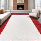 Bold Red and White Sporty Elegance(Red)