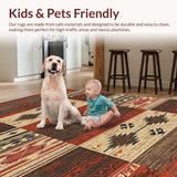 Eclectic Multi tone Abstract Artwork(Red)