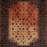 Ultra Soft Area Rug, Non Slip, Stain Resistant, Washable Area Rugs for Living Room, Bedroom, Vintage Country Charm Aesthetic(Red)