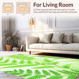 Contemporary Fluffy Green Statement(Green)