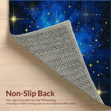 Ultra Soft Area Rug, Non Slip, Stain Resistant, Washable Area Rugs for Living Room, Bedroom, Mystical Sky-Themed Elegance(Blue)