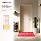 Cozy Warm Tones Abstract Style(Red)