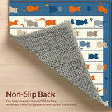 Charming Rustic Cat Illustrations(Blue)