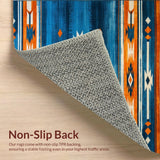 Colorful Southwestern Geometric Fusion(Blue)