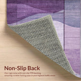Ultra Soft Area Rug, Non Slip, Stain Resistant, Washable Area Rugs for Living Room, Bedroom, Cute Room Decor Bow Rug Lavender Uno Reverse Aesthetic Area Carpet(Purple)