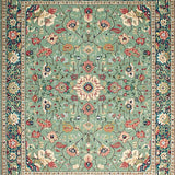 Sage Green Rustic Medallion Delight(Green)