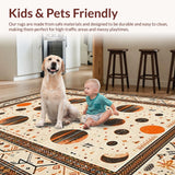 Eclectic Pastel Geometric Shapes(Beige)