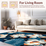 Bright Multicolor Leafy Composition(Blue)