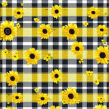Stylish Black and Yellow Tartan(Yellow)