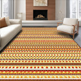 Ultra Soft Area Rug, Non Slip, Stain Resistant, Washable Area Rugs for Living Room, Bedroom, Charming Rustic Egg Design(Brown)