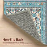 Chic Transitional Medallion Design(Blue)