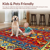 Chic Vibrant Patchwork Delight(Red)