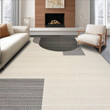 Ultra Soft Area Rug, Non Slip, Stain Resistant, Washable Area Rugs for Living Room, Bedroom, Inviting Cozy Tiled Composition(Gray)