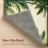 Chic Circular Greenery Motif(Beige)