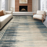 Ultra Soft Area Rug, Non Slip, Stain Resistant, Washable Area Rugs for Living Room, Bedroom, Abstract Animal-Inspired Stripe Carpet(Beige)