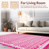 Charming Lighthearted Curvy Design(Pink)