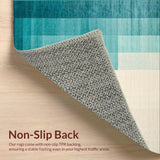 Chic Abstract Aqua Swirl(Blue)