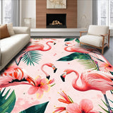 Bright Playful Flamingo Illustration(Pink)