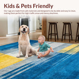 Artistic Swirl Motif in Blue(Blue)