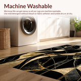 Chic Gold Accented Decorative(Black)