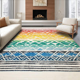 Charming Earthy Rainbow Motif(Red)