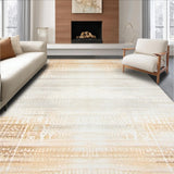 Ultra Soft Area Rug, Non Slip, Stain Resistant, Washable Area Rugs for Living Room, Bedroom, Accent Floor Cover Area Non Slip Boho Distress(Beige)
